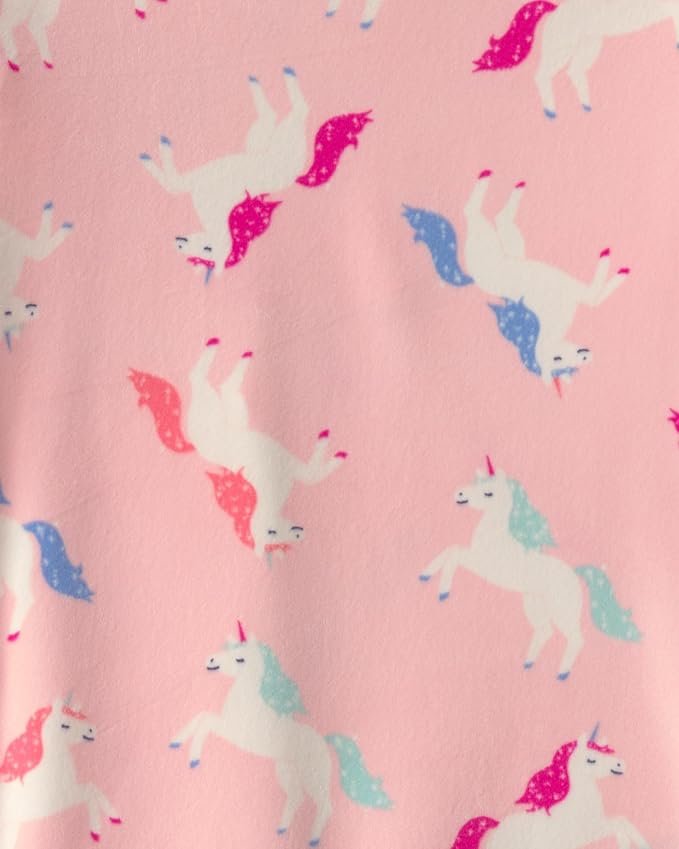Pink Unicorn Carter's Girls' 2-piece Fleece Pjs