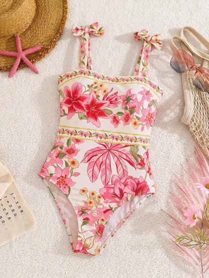 Palm Bloom Swim Set | Woman