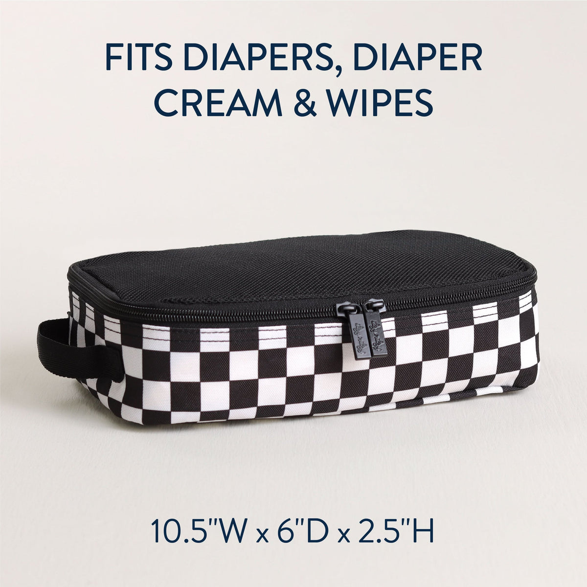 B&W Checkerboard Packing Cubes