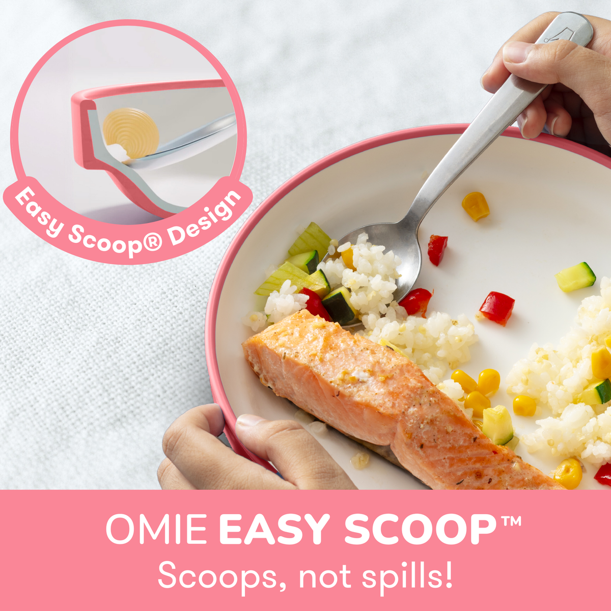 OMIE Easy Scoop Plate (1 Plate + 1 Divider)