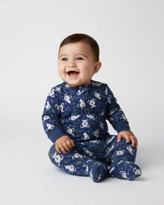 Turning Heads Koala 2-way zipper Fleece Onesie