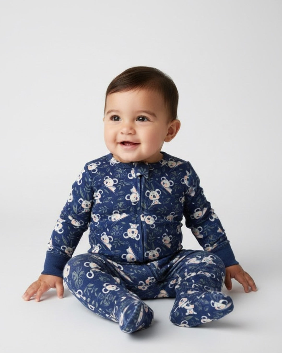 Turning Heads Koala 2-way zipper Fleece Onesie