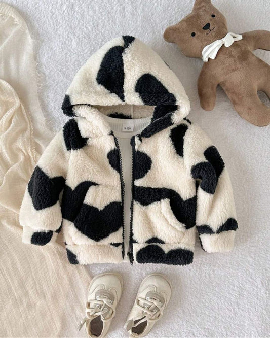 Cozy Hearts Sherpa Jacket