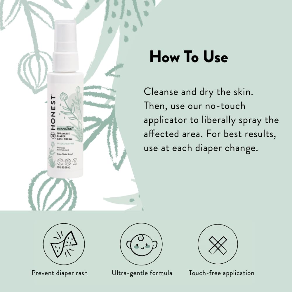 Sprayable Diaper Rash Cream