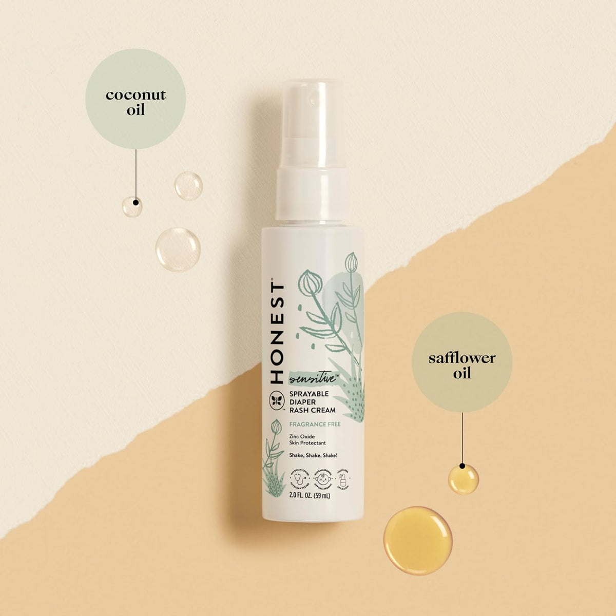Sprayable Diaper Rash Cream