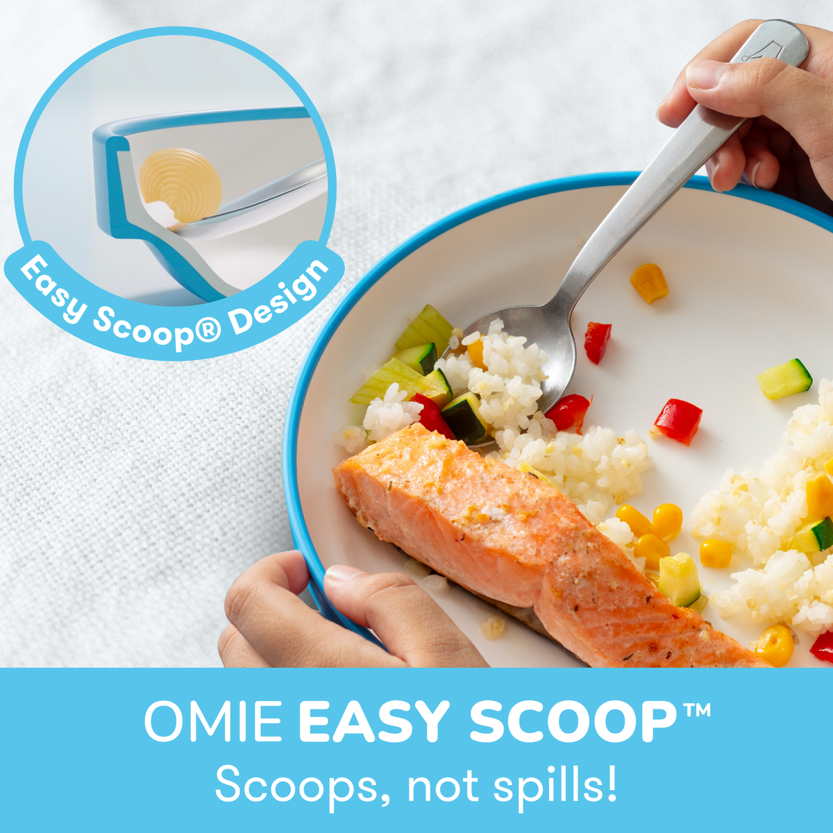 OMIE Easy Scoop Plate (1 Plate + 1 Divider)