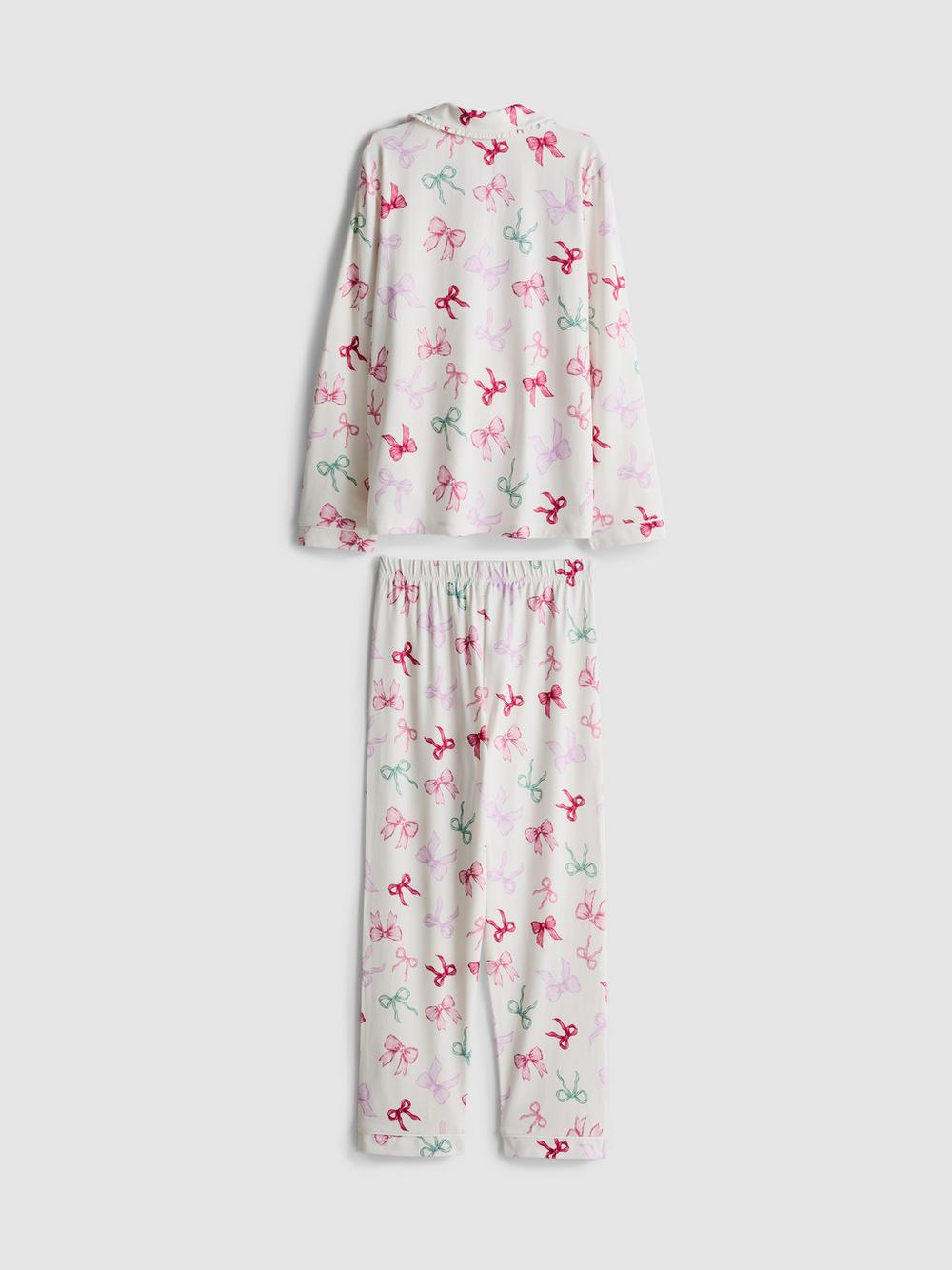 1-15yrs | Bow Graphic Shirt Pyjamas