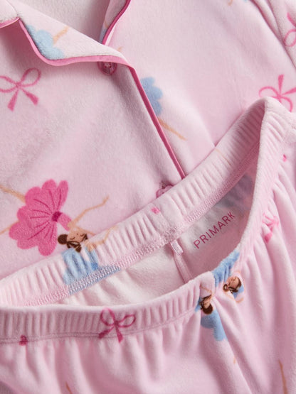 1-9yrs | Ballerina Graphic Cosy Shirt Pyjamas