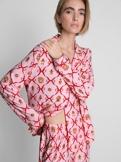 Gingerbread Christmas Boyfriend Pyjamas
