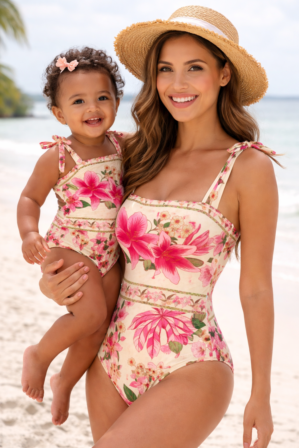 Palm Bloom Swim Set | Woman