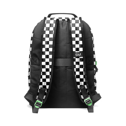 Ellis Backpack, Black and White Checkmate (6+ years)