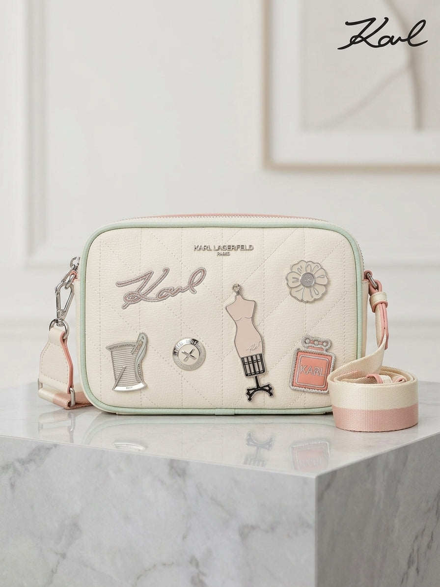 Karl Lagerfeld crossbody white