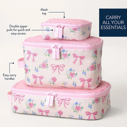 Pack Like A Boss™ Packing Cubes Ribbons & Roses