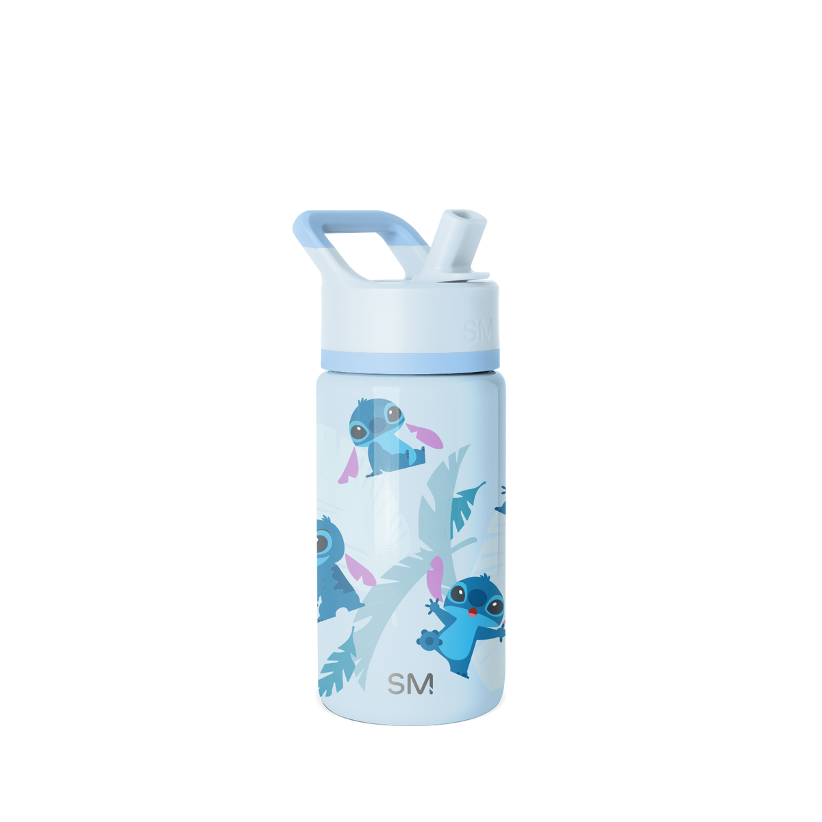 Summit Kids Water Bottle with Straw Lid, Tropical Stitch
