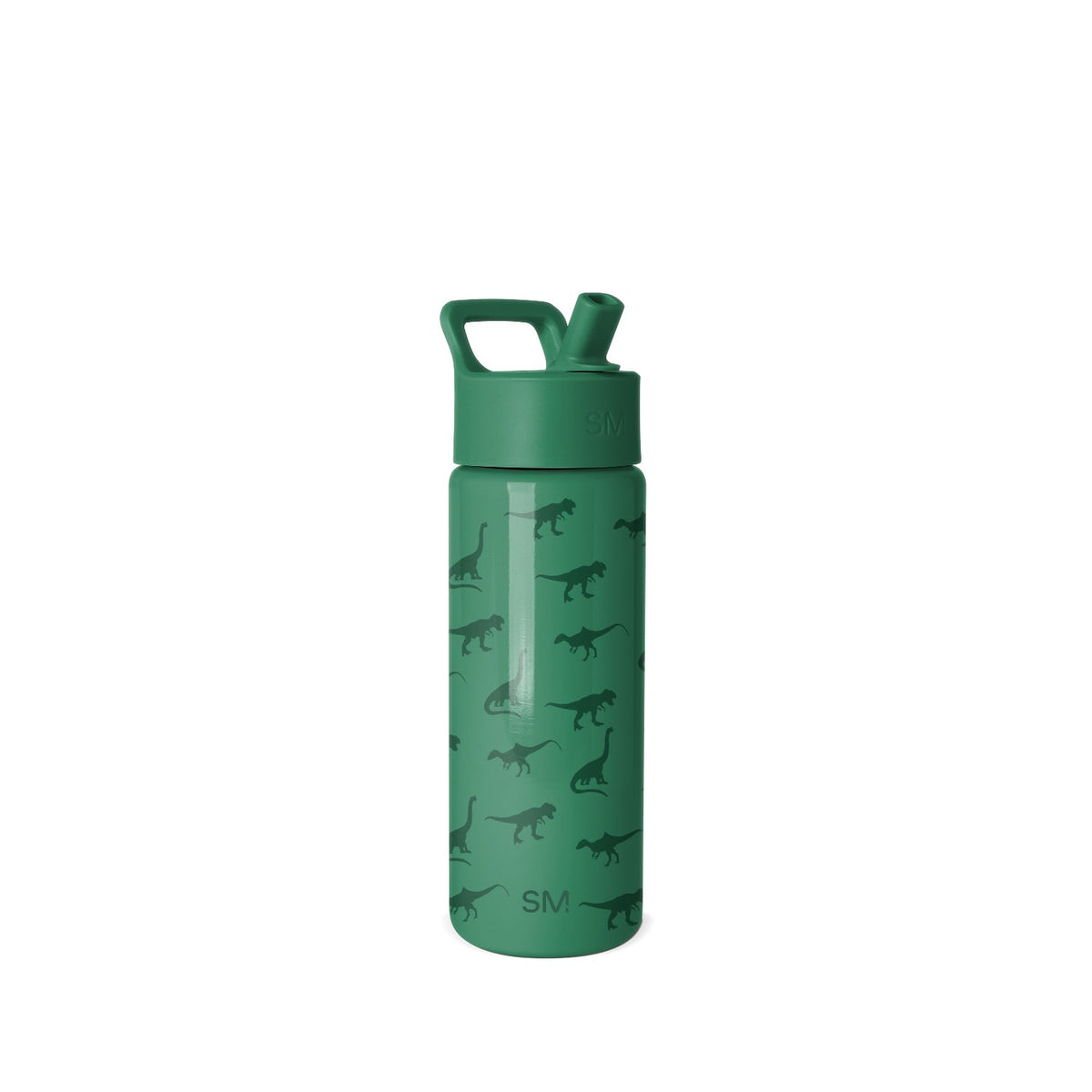 Summit Kids Water Bottle with Straw Lid, Dino World