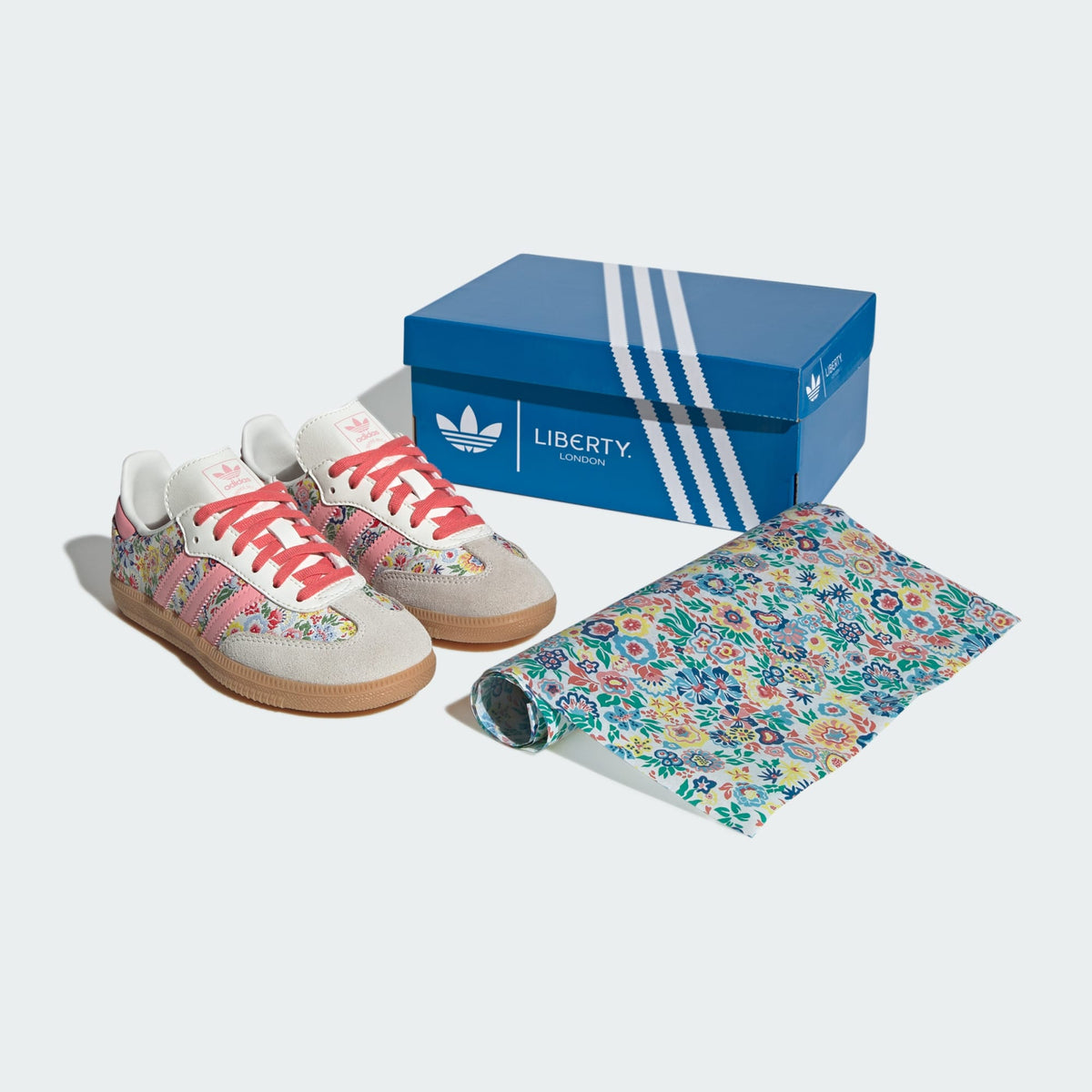 Samba OG x Liberty London Elastic Lace Big Kids Shoe