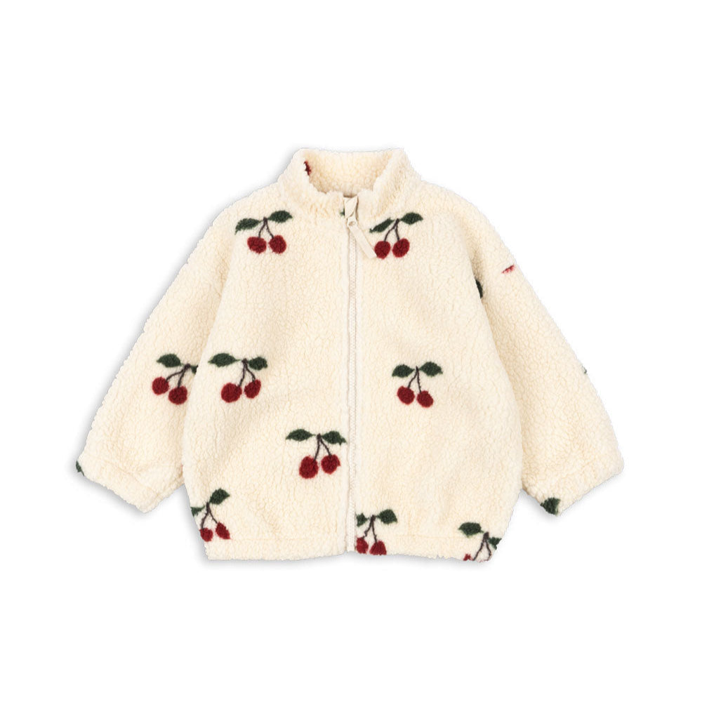 Sherpa Cherry Fleece Jacket