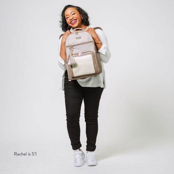 Vanilla Latte Boss Plus™ Backpack Diaper Bag